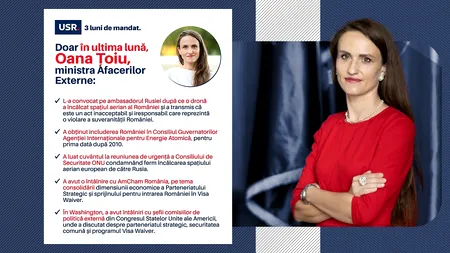 Mult zgomot pentru nimic. USR o laudă pe Țoiu că muncește și că respectă fișa postului de ministru