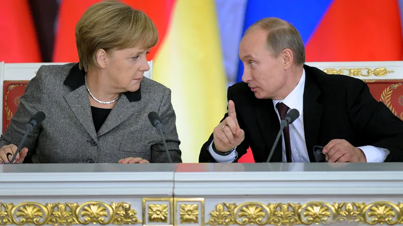 Vladimir Putin și Angela Merkel au discutat despre livrarea de gaze rusești către UE