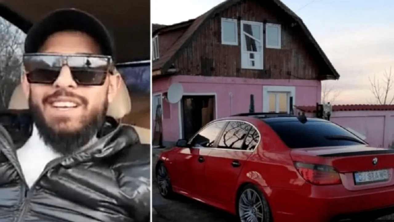 „Bombardierul” cu BMW, vizitat de polițiști. „Mascații” au dat năvală acasă la șmecherul care scoate pistolul în trafic!