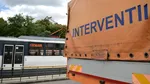 Un tramvai a deraiat după de a fost a fost lovit de un Tir în București. Circulaţia pe linia 25 este blocată. Nu sunt victime