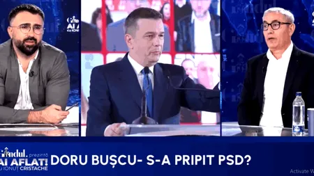Doru Bușcu: PSD s-a grăbit și nu are un plan/În opoziție e AUR și e puternic