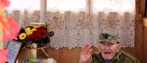 FOTO | Povestea veteranului de război care a luptat în Munții Tatra și s-a întors acasă pe jos. Iosif Cosma a împlinit 100 de ani