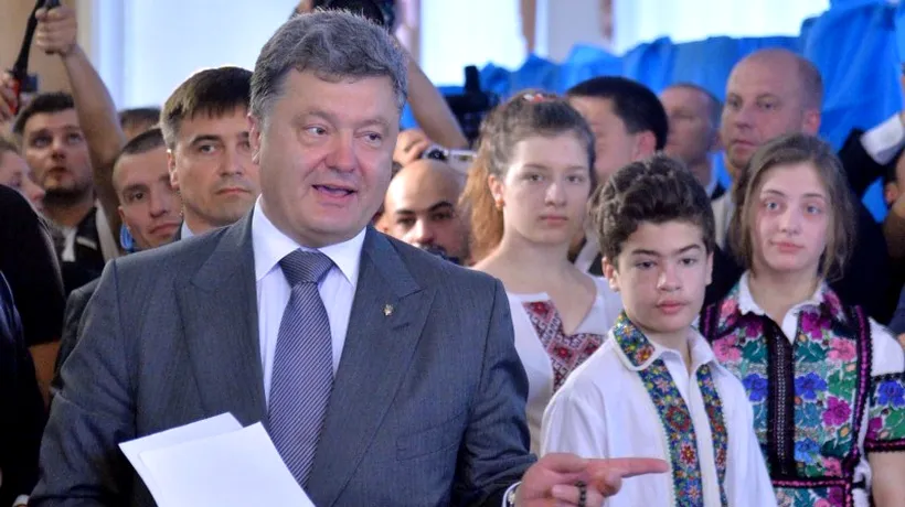 Președintele Poroșenko a vorbit pentru prima dată despre o mișcare de amploare în ruperea Ucrainei de Rusia