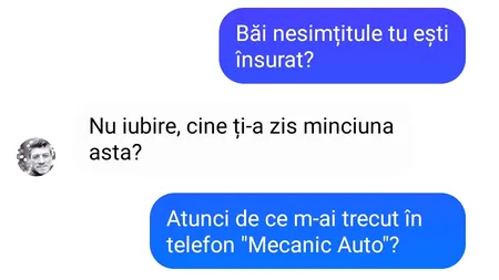 BANCUL de vineri | De ce m-ai trecut în telefon „Mecanic Auto”?