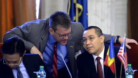 În timp ce Ambasada SUA se declara îngrijorată de modificările la Codul Penal, Victor Ponta se întâlnea cu Dean Thompson în biroul lui Valeriu Zgonea. Ce a spus premierul la ieșire
