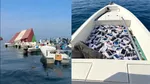 Vânătoare de iPhone-uri în Strâmtoarea Ormuz. Sute de pescari au ieșit pe mare după ce o navă cu 2.500 de containere s-a scufundat
