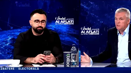 „POLL „Ai aflat! cu Ionuț Cristache”: „Ce credeți despre absența lui George Simion de la dezbateri?”