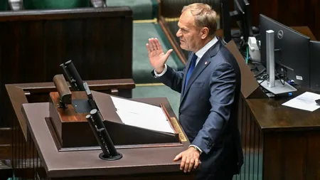 Polonia: Guvernul pro-european al lui Donald Tusk a obținut votul de ÎNCREDERE al Parlamentului