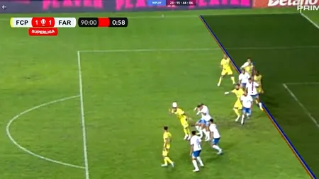 8 minute de așteptare din camera VAR ca să se valideze un gol la Petrolul-Farul! Hagi: „Nu e treaba mea”