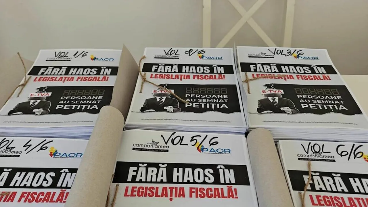 PROTEST în Piața Victoriei și la Ministerul Finanțelor. Contabilii și antreprenorii ies în stradă pentru eliminarea e-TVA