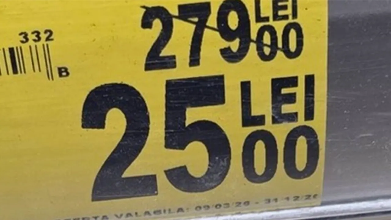 Produsul ieftinit cu 91% în Carrefour. Costa 279 lei, acum doar 25 lei