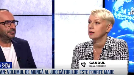 VIDEO | Dana Gîrbovan: „Volumul de muncă al judecătorilor este foarte mare”
