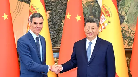 Xi Jinping îl laudă pe Pedro Sánchez și spune că amândoi sunt de „partea corectă a istoriei” împotriva „legii junglei”