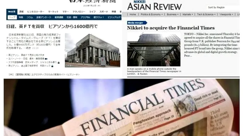 Financial Times a fost vândut pentru un miliard de euro. Cine este noul proprietar