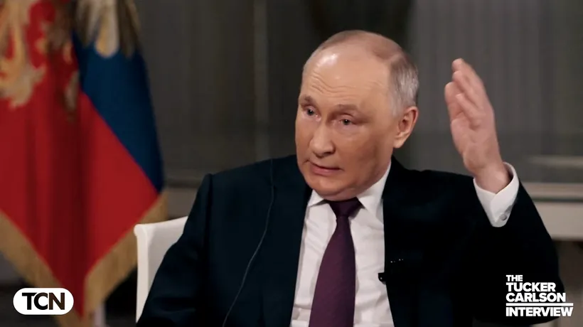 Interviul lui Tucker Carlson cu Putin NU a „mers” conform planurilor. „Liderul de la Kremlin a vorbit cu un jurnalist prietenos, dar nu i-a ieșit”