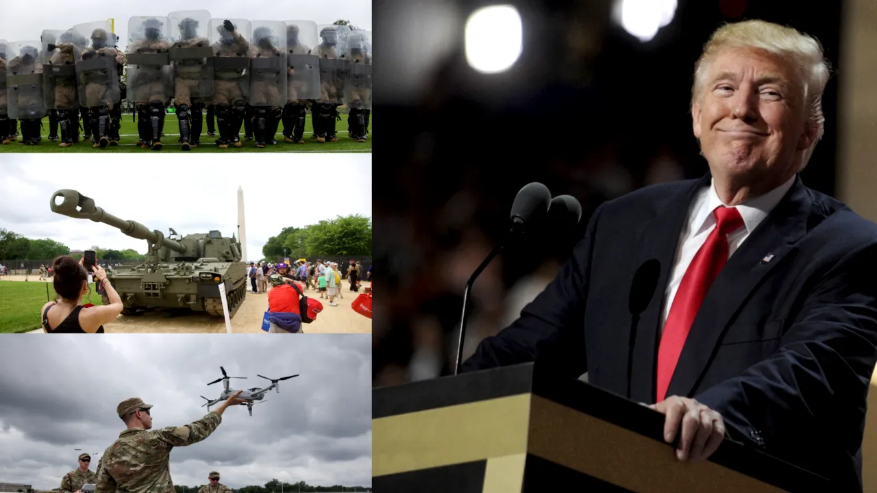 Protestele „No Kings” din Minneapolis, anulate în urma atacurilor armate. Parada militară a lui Trump continuă | Președintele împlinește 79 ani