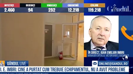 Dr. Emilian Imbri: Reacțiile după a doua doză de vaccin pot fi ceva „mai zgomotoase”