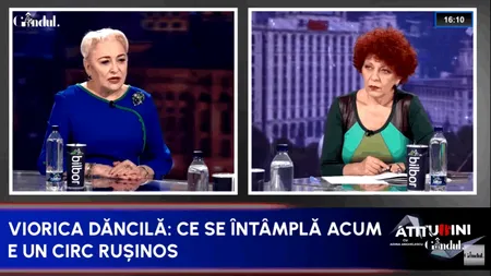 Viorica Dăncilă: „Trebui să avem cât mai repede un Guvern plin, pentru că Guvernul de acum are doar rol de administrare”