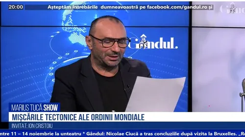 Poll Marius Tucă Show: „Dacă alegerile prezidențiale ar fi mâine, cu cine ați vota?”