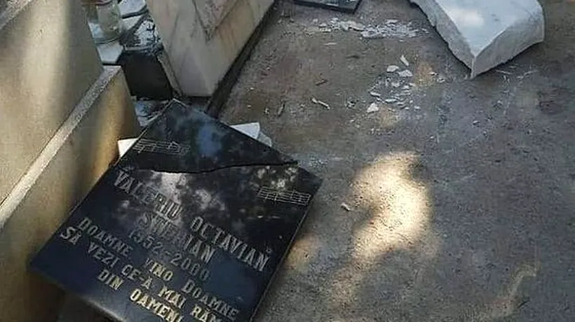 Mormântul lui Valeriu Sterian, VANDALIZAT: Un gest care nu are nimic de-a face cu OMENIA
