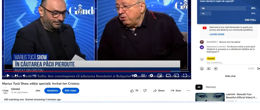 Poll Marius Tucă Show: „Primarii care nu își îndeplinesc atribuțiile mandatului ar trebui demiși în regim de urgență?”. Ce credeți că au răspuns românii?