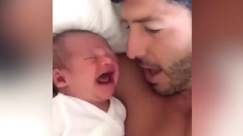 Cum să faci un bebeluș să nu mai plângă în câteva secunde cu un simplu sunet. Acest tată a demonstrat-o. VIDEO