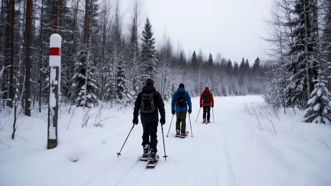 Trei cetățeni germani au trecut granița pe jos din Finlanda în Rusia și înapoi. Cei trei spun că au făcut asta din pură curiozitate