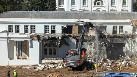 Trump șochează din nou: Dărâmă aripa Casei Albe ca să își facă SALĂ DE BAL de 250 de milioane de dolari. „Vor fi petreceri grandioase”, anunță el