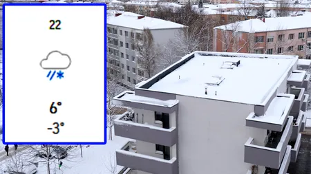 Vin ninsorile mai repede decât ne așteptam! Pe ce dată ninge în București, potrivit meteorologilor Accuweather