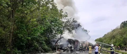 Accident teribil pe Șoseaua de Centură. O cisternă a luat foc după impactul cu un TIR / O persoană a decedat - FOTO&VIDEO