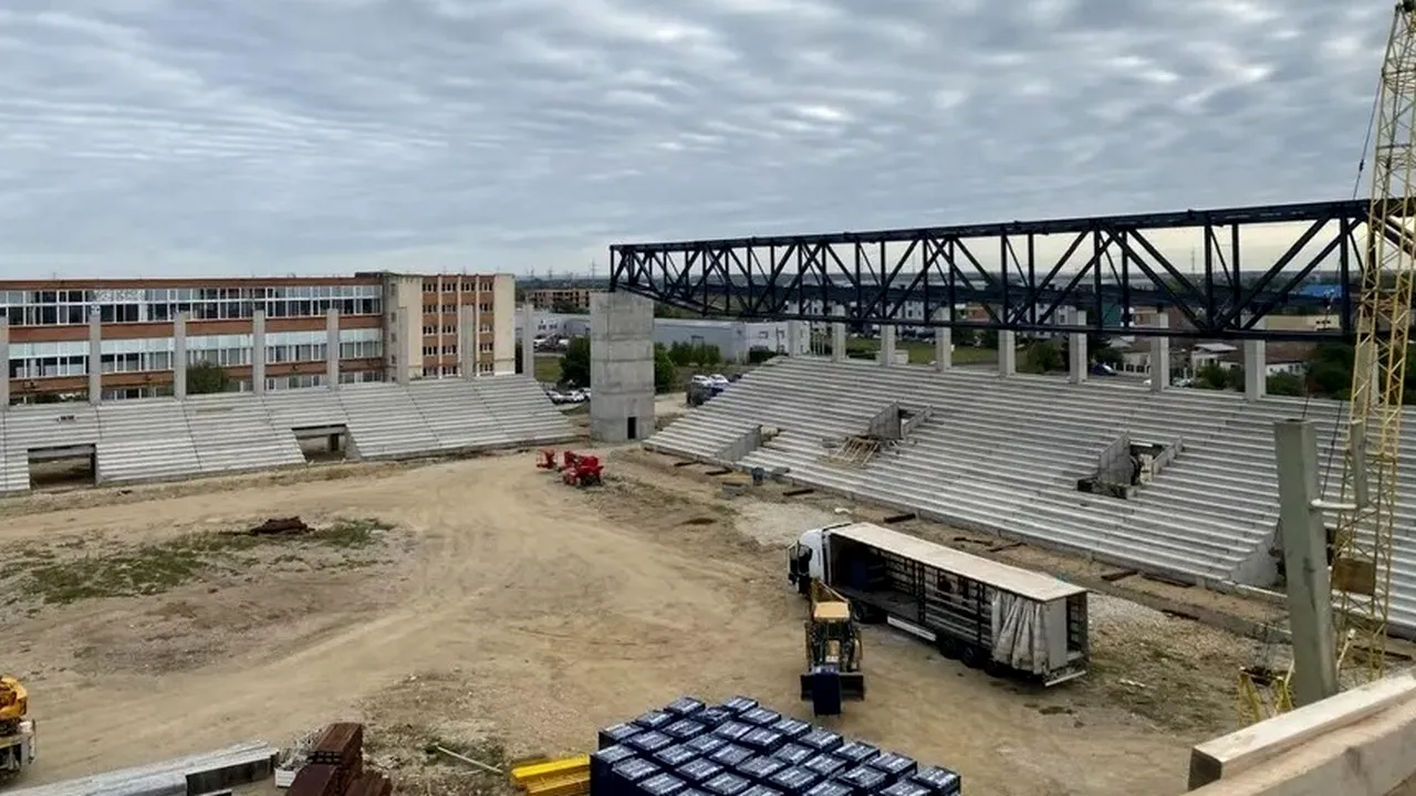 STADION de 24 de milioane de euro, într-un oraș important din România, aproape gata. Va avea gazon hibrid, ca în țările nordice