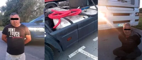 PEDEAPSĂ. Doi șoferi români de TIR, legați fedeleș într-o parcare din Franța, după ce au furat motorină