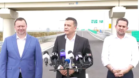 Sorin Grindeanu publică PRIMELE imagini de la deschiderea circulației pe cei 18 km ai Lotului 3 al A0 Sud!