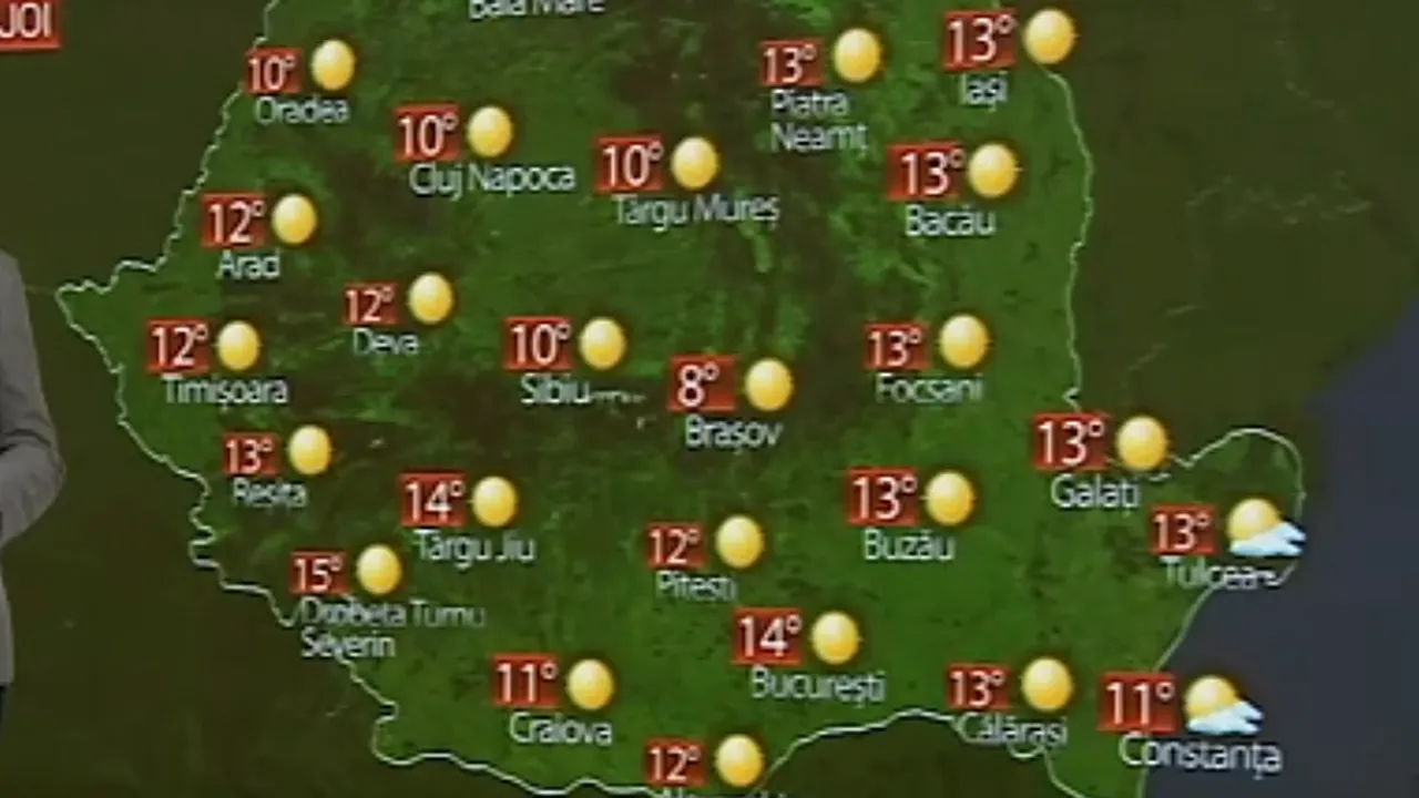 Vremea se încălzește: TEMPERATURI în creștere în toată țara