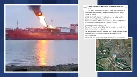 Isterie în România, calm în Ucraina. În timp ce noi evacuăm oamenii din cauza navei cu GPL, ucrainenii spun că nu există niciun pericol. Întrerup doar alimentarea cu apă 30 de minute