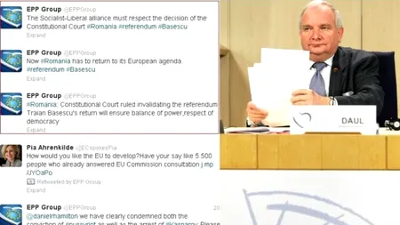 Popularii europeni: România trebuie să se întoarcă la agenda europeană, USL TREBUIE SĂ RESPECTE DECIZIA CCR