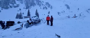 UPDATE: FOTO-VIDEO | Avalanșă de mari dimensiuni în Munții Făgăraș. Zeci de turiști, captivi la Cabana Capra, care a fost afectată de zăpadă / Pompierii intervin cu şenilate