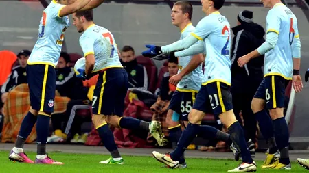 STEAUA - VASLUI 1-0 în derby-ul etapei a 23-a din LIGA 1