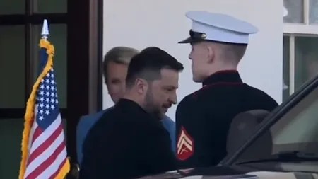 Momentul când Zelenski iese NERVOS din Casa Albă! A plecat fără acord, vizibil nemulțumit!