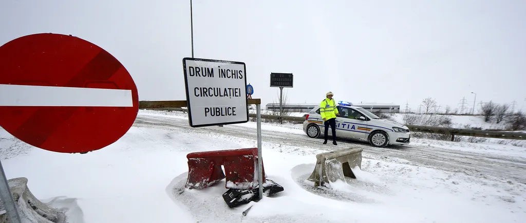 Autostrada Soarelui, închisă total din cauza vremii