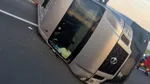 ACCIDENT pe pe DN 2A, în Constanța. Un microbuz în care se aflau doi ucraineni s-a răsturnat
