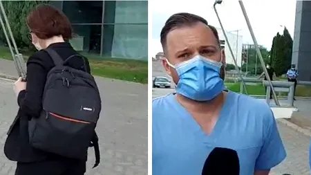 VIDEO| Ministrul Sănătății refuză să vorbească cu angajații unui centru de vaccinare. Oamenii acuză că nu și-au primit banii de două luni