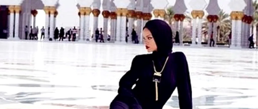 Rihanna, dată afară dintr-o moschee din Abu Dhabi după o ședință foto 