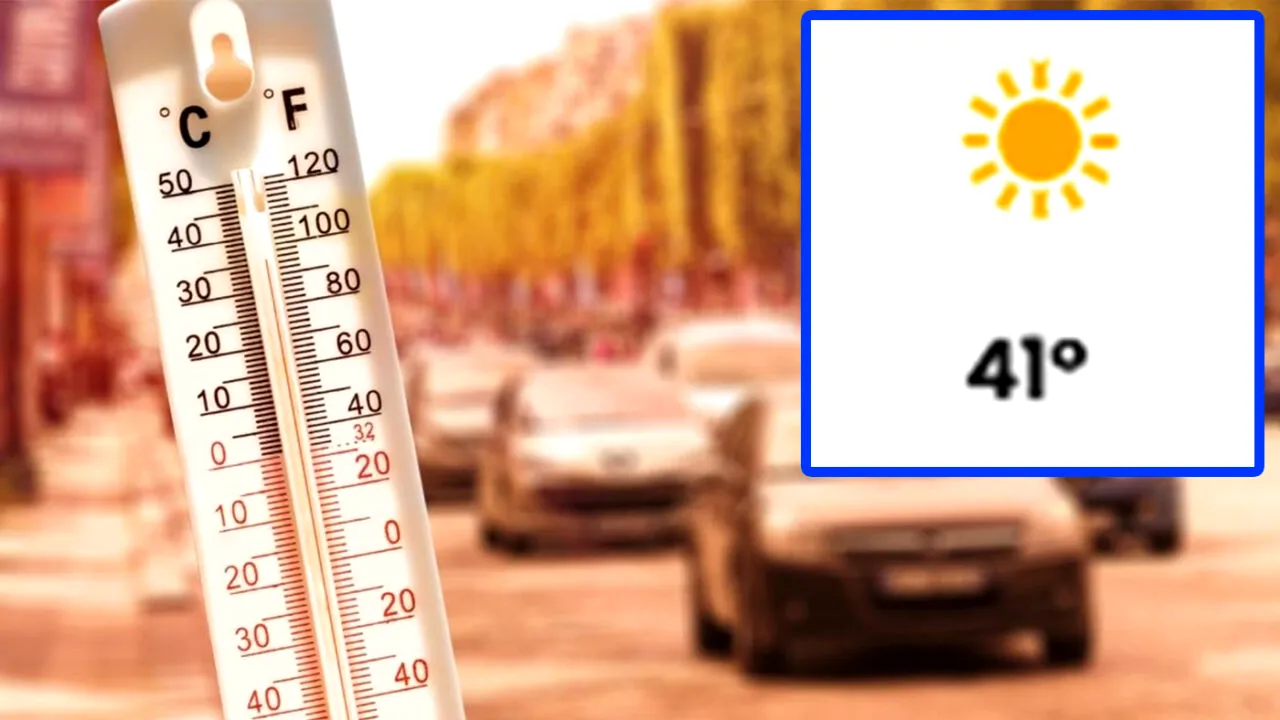 Mega-caniculă în București. Meteorologii EaseWeather anunță temperaturi de 41 grade Celsius, începând cu această dată