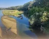 Schimbările climatice transformă albia JIULUI. Insule de vegetație și copaci în locul apei