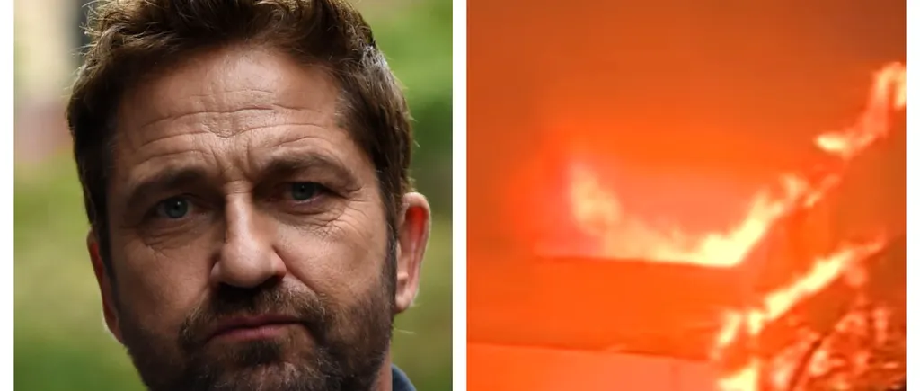 Vremuri DUREROASE pentru California. Casa lui GERARD BUTLER distrusă de incendiile de vegetație 