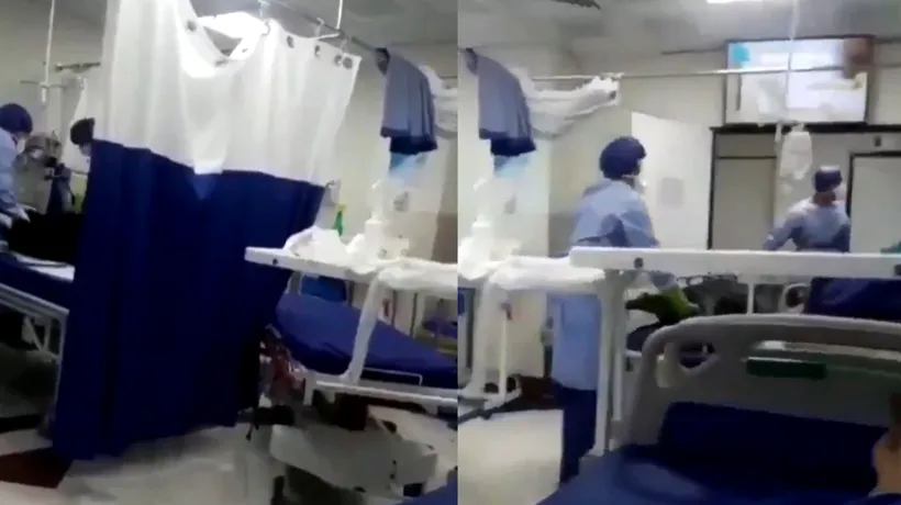 Îngropat de viu? Țara în care un pacient cu coronavirus este băgat în sacul pentru cadavre! VIDEO șocant!