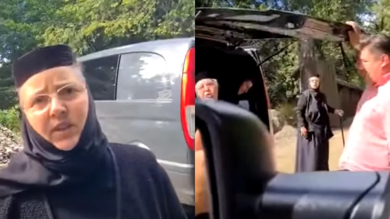 Măicuțe din Agapia, duse la vot de fiul unui candidat: Două persoane au fost băgate în portbagaj! - VIDEO