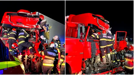 VIDEO | Accident teribil între două TIR-uri pe Centura Capitalei/În Bistrița-Năsăud, o femeie băută a făcut prăpăd pe DN 17