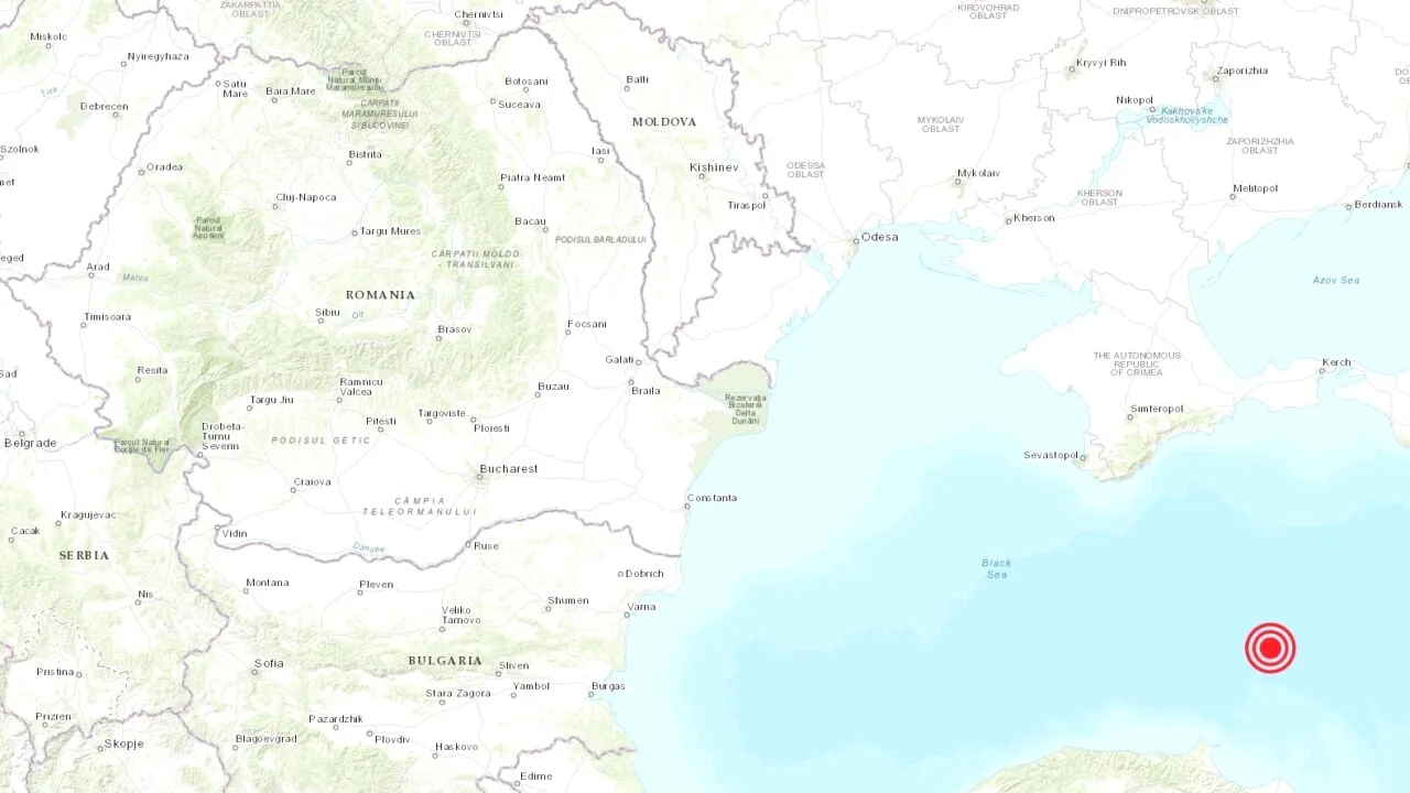 CUTREMUR de 3,8 în Marea Neagră